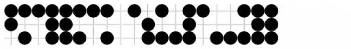 Go Braille Regular Font OTHER CHARS