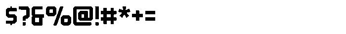 Goalbuster GOALBUSTER Semi Expanded Font OTHER CHARS