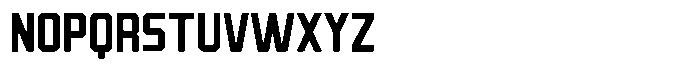 Goalbuster GOALBUSTER Semi Expanded Font UPPERCASE