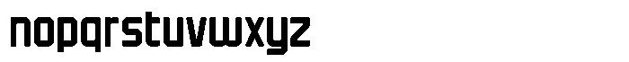 Goalbuster GOALBUSTER Semi Expanded Font LOWERCASE