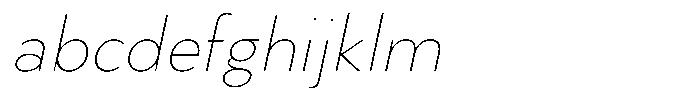 Gobardy Thin Italic FONT