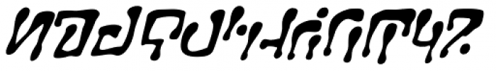 Gobbledygook Bold Italic Font LOWERCASE