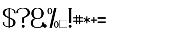 Gobellast Regular Font OTHER CHARS