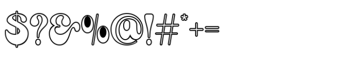 Gobites Outline Font OTHER CHARS