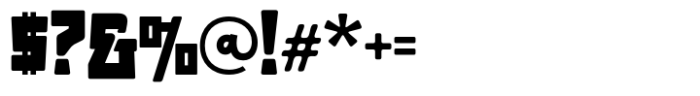 Goblock Font OTHER CHARS