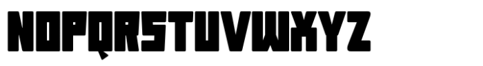 Goblock Font UPPERCASE