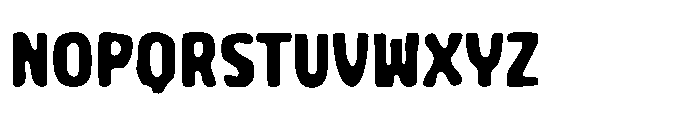 Gochu GOCHU BLUR Font UPPERCASE