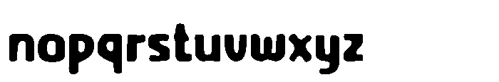 Gochu GOCHU BLUR Font LOWERCASE