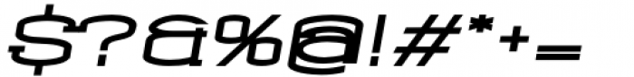 Godan Black Italic Font OTHER CHARS