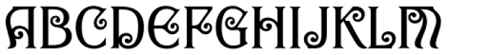 Goddess Swash Font UPPERCASE