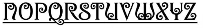 Goddess Title Font LOWERCASE