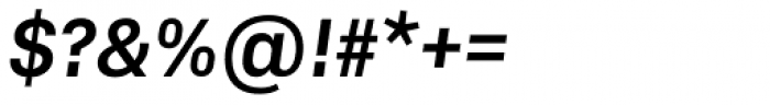 Godfrey Medium Italic Font OTHER CHARS