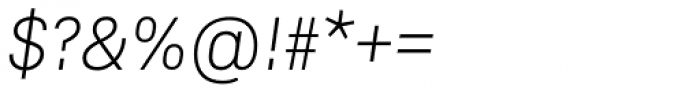 Godfrey Thin Italic Font OTHER CHARS