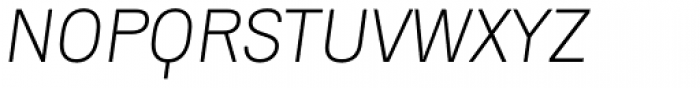 Godfrey Thin Italic Font UPPERCASE