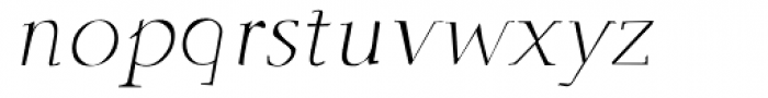 Godlike Italic Font LOWERCASE