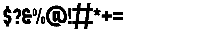 Godrop Font OTHER CHARS