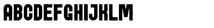 Godrop Font UPPERCASE