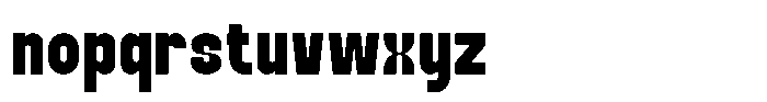 Godrop Font LOWERCASE