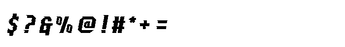 Godsprint Fast Regular Font OTHER CHARS