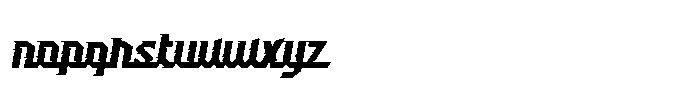 Godsprint Fast Regular Font LOWERCASE