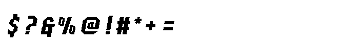Godsprint Regular Font OTHER CHARS
