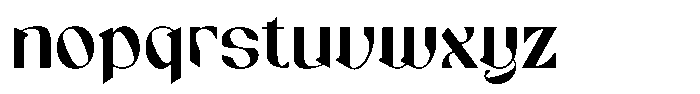 Gofannon Font LOWERCASE