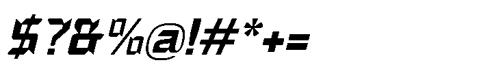 Gofay Micsoty  Italic Font OTHER CHARS