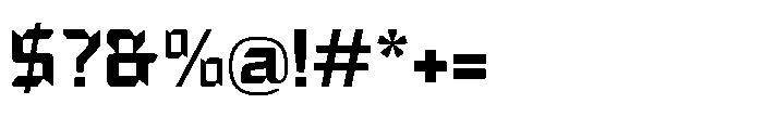 Gofay Micsoty  Regular Font OTHER CHARS