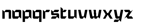 Gofay Micsoty  Regular Font LOWERCASE
