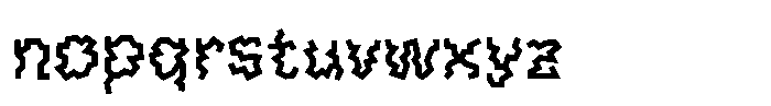 Gofue Font LOWERCASE