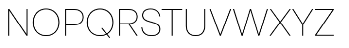 Goga Thin Font UPPERCASE