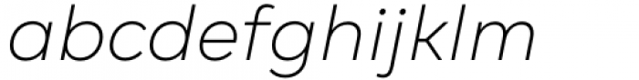 Gogh Light Italic Font LOWERCASE