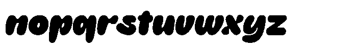 Gogo Mumbo Regular Font LOWERCASE