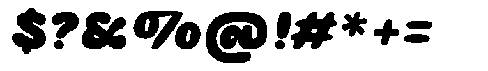 Gogo Mumbo Script Font OTHER CHARS