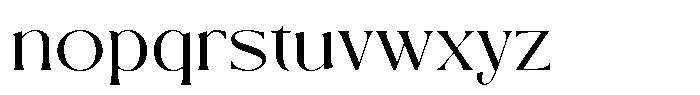 Gohdtail Font LOWERCASE