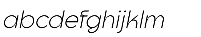 Goia Display Light Italic Font LOWERCASE