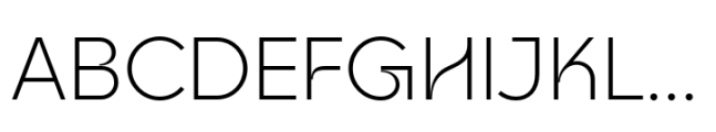 Goia Display Light Font UPPERCASE