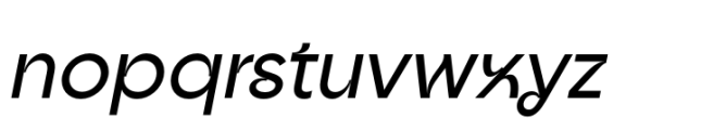 Goia Display Medium Italic Font LOWERCASE