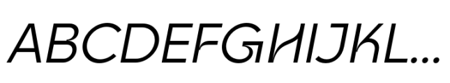 Goia Display Regular Italic Font UPPERCASE