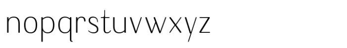 Gojet Thin Font LOWERCASE