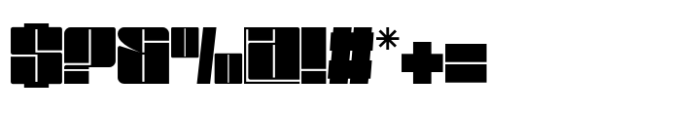 Gokan Extra Bold Font OTHER CHARS