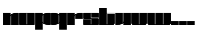 Gokan Extra Bold Font LOWERCASE
