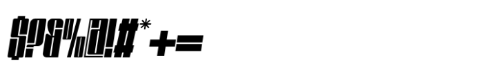Gokan Light Oblique Font OTHER CHARS