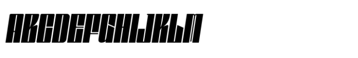 Gokan Oblique Font UPPERCASE