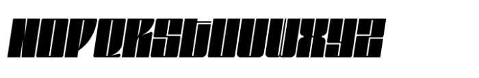 Gokan Semi Bold Oblique Font UPPERCASE