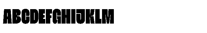 Goken Font UPPERCASE