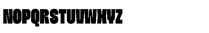 Goken Font UPPERCASE