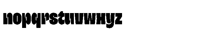 Goken Font LOWERCASE