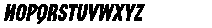 Goks Italic Font UPPERCASE