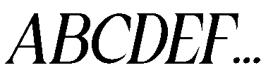 Gold Bachelor Bold Italic Font UPPERCASE